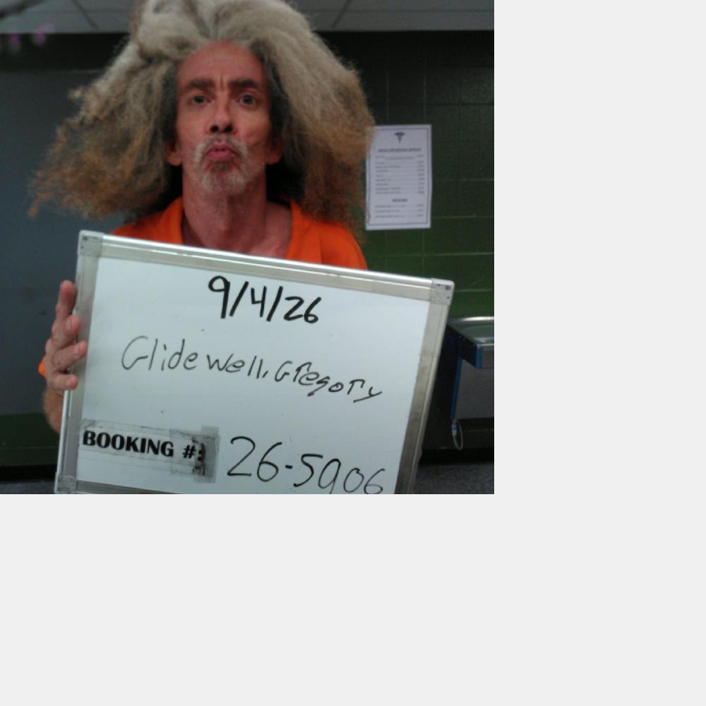 Booking photo of Gregory Glidewell