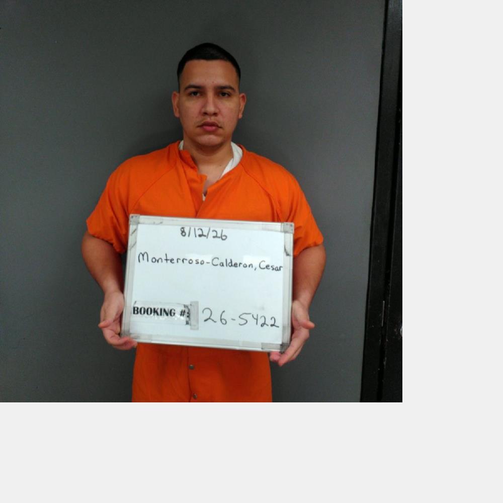 Booking photo of Cesar Monterroso-calderon