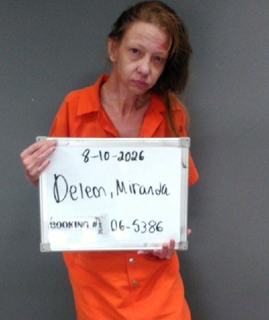 Booking photo of Miranda Deleon