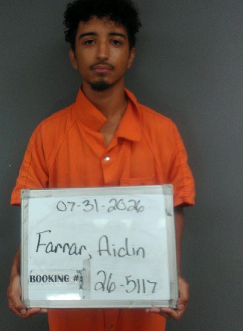 Aidin Farrar booking photo