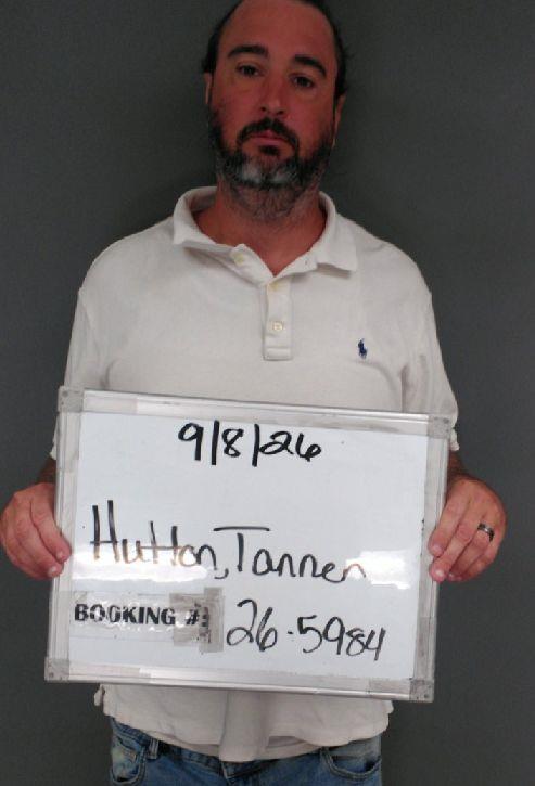 Booking photo of Tanner Hutton