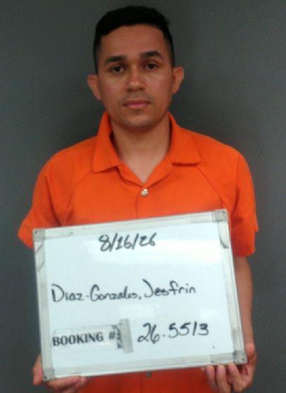 Booking photo of Jesfrin Diaz-gonzales