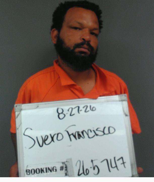Booking photo of Francisco Suero