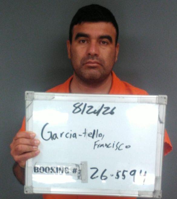Booking photo of Francisco Garcia-tello