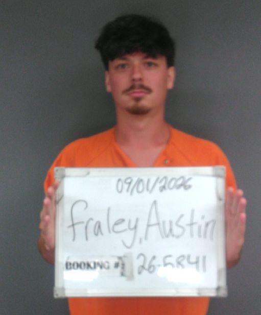 Booking photo of Austin Fraley
