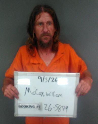 Booking photo of William Mccoy