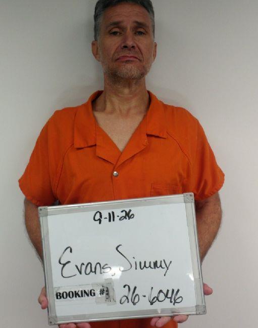 Booking photo of Jimmy Evans