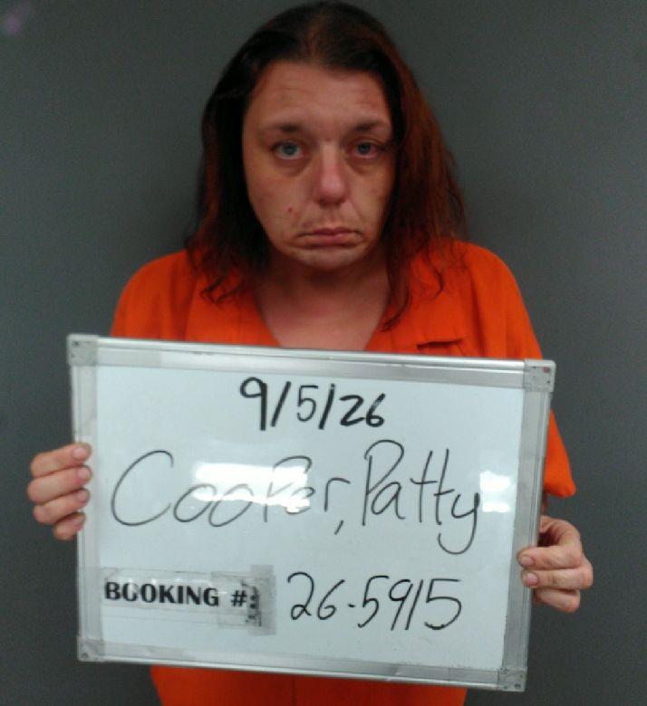 Booking photo of Patty Cooper