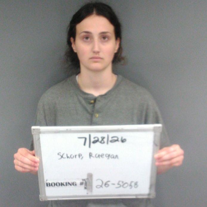 Booking photo of Raegan Schorp