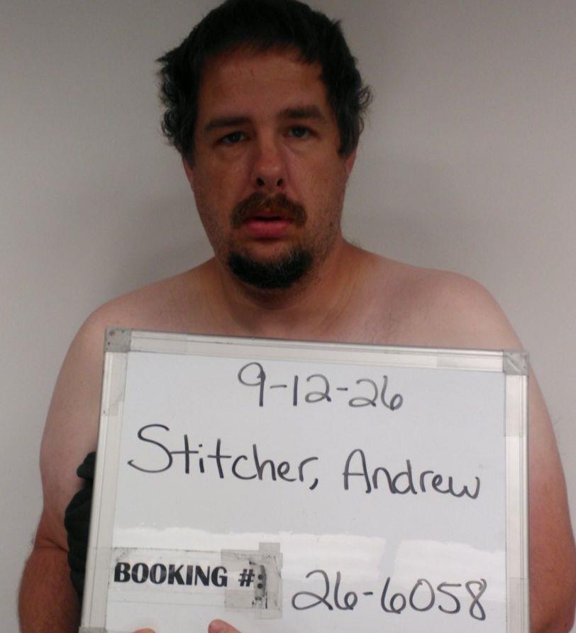 Booking photo of Andrew Stitcher