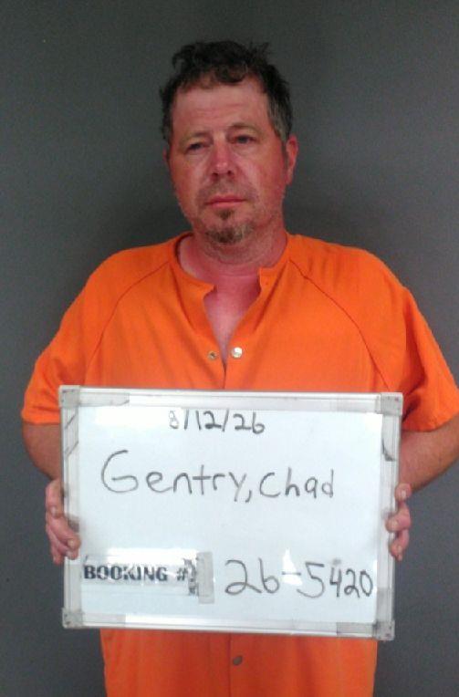 Booking photo of Chad Gentry