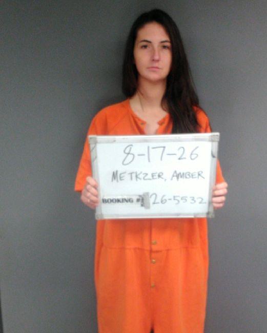 Booking photo of Amber Metzker