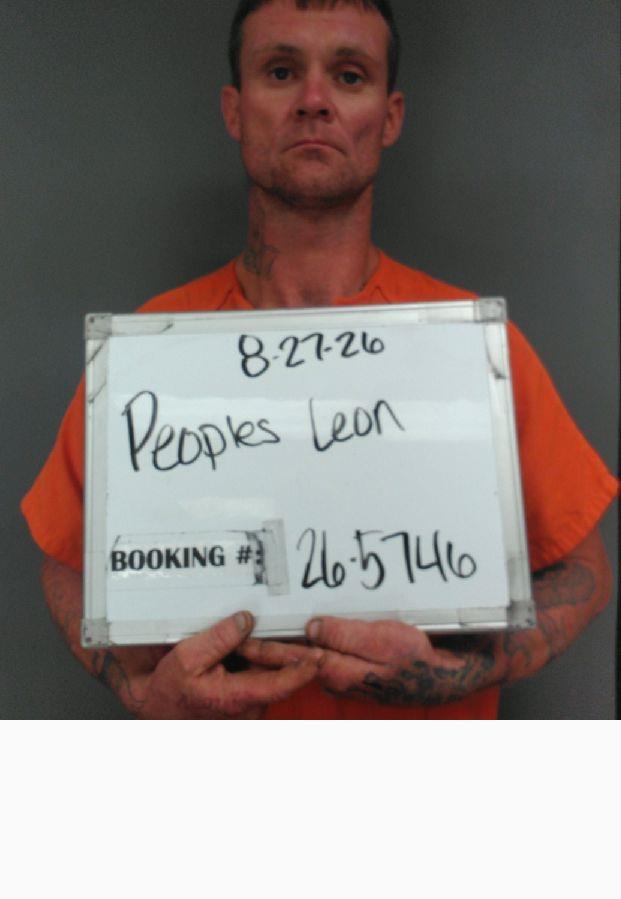 Booking photo of Leon Peoples