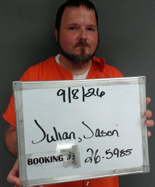 Booking photo of Jason Julian
