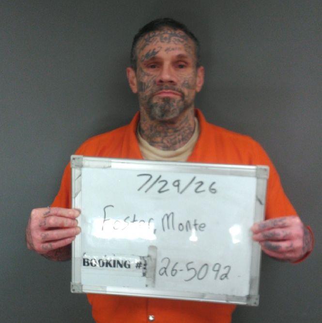 Booking photo of Montie Foster