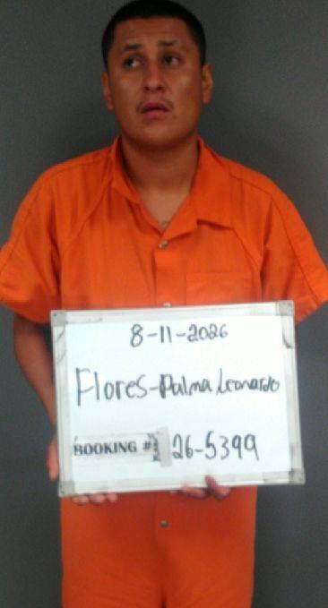 Booking photo of Leonardo Flores-palma