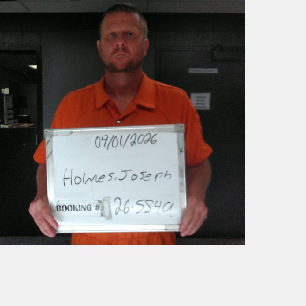 Booking photo of Joseph Holmes