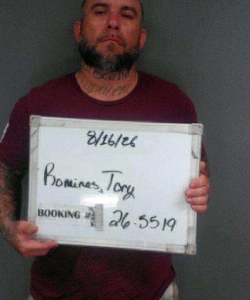 Booking photo of Tory Romines