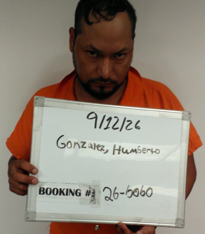 Booking photo of Humberto Gonzalez- Gonzalez