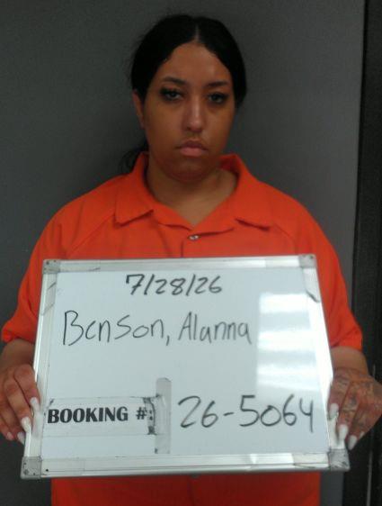 Booking photo of Alanna Benson