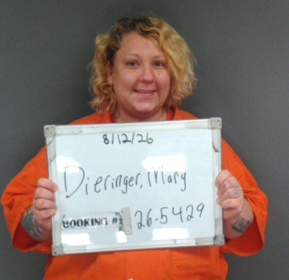 Booking photo of Mary Dieringer