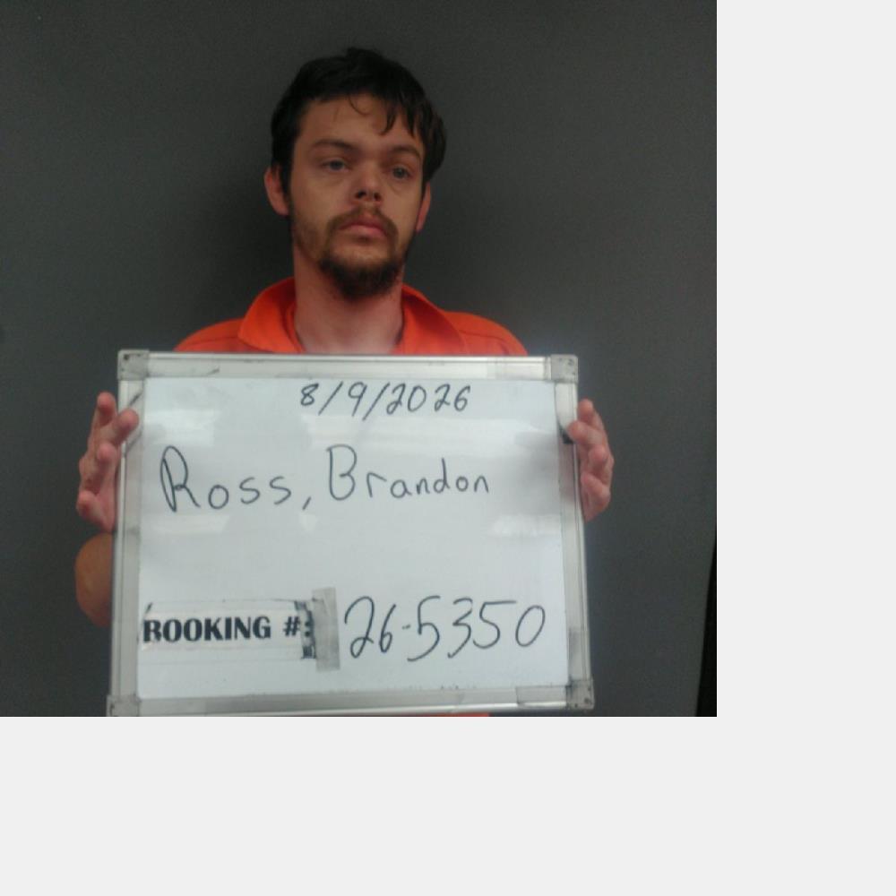 Booking photo of Brandon Ross