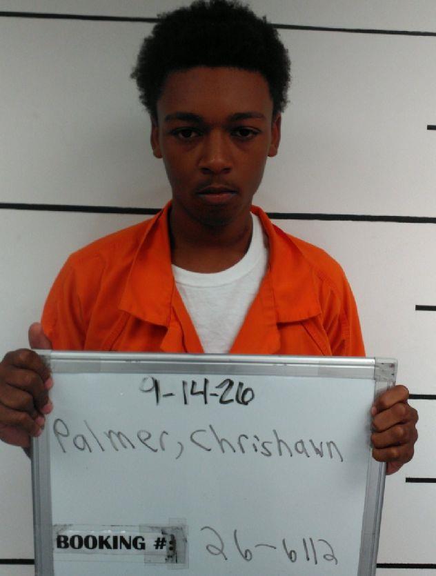 Chrishawn Palmer booking photo