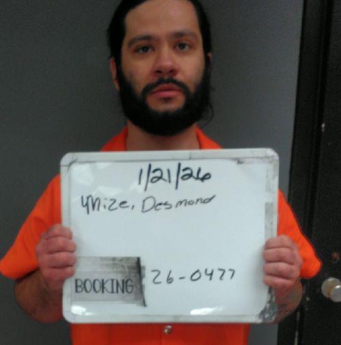 Booking photo of Desmond Mize