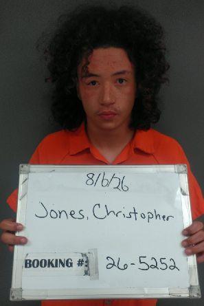 Booking photo of Christopher Jones