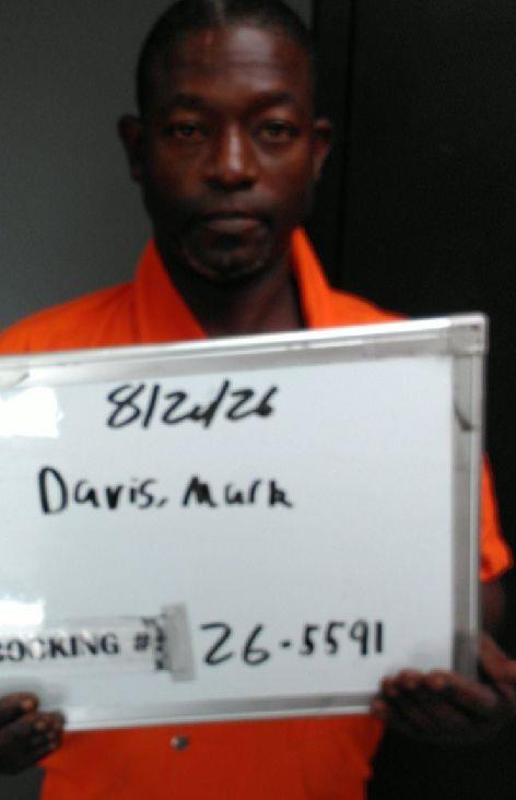 Booking photo of Mark Davis