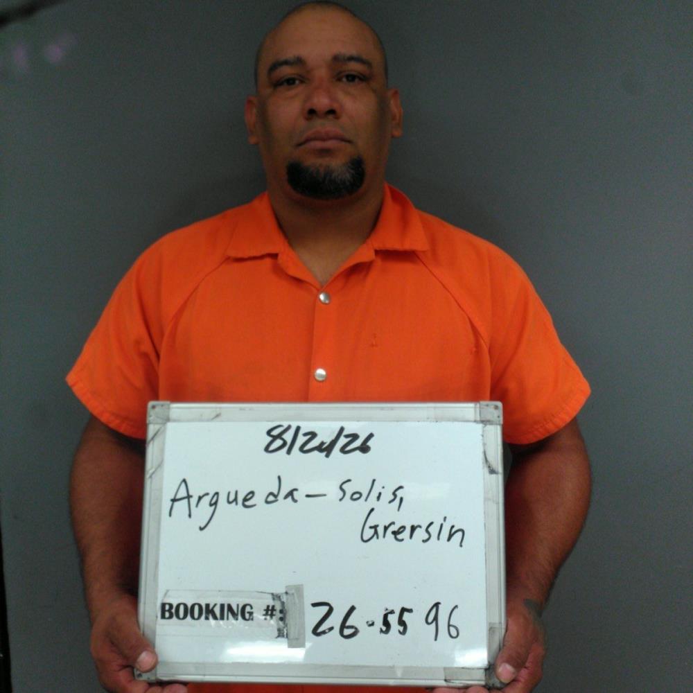 Booking photo of Gersin Argueda-solis