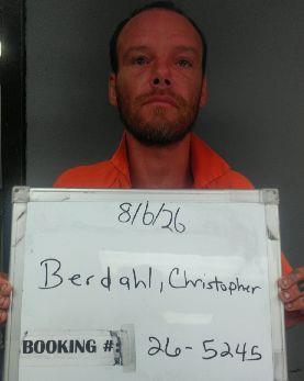 Booking photo of Christopher Berdahl