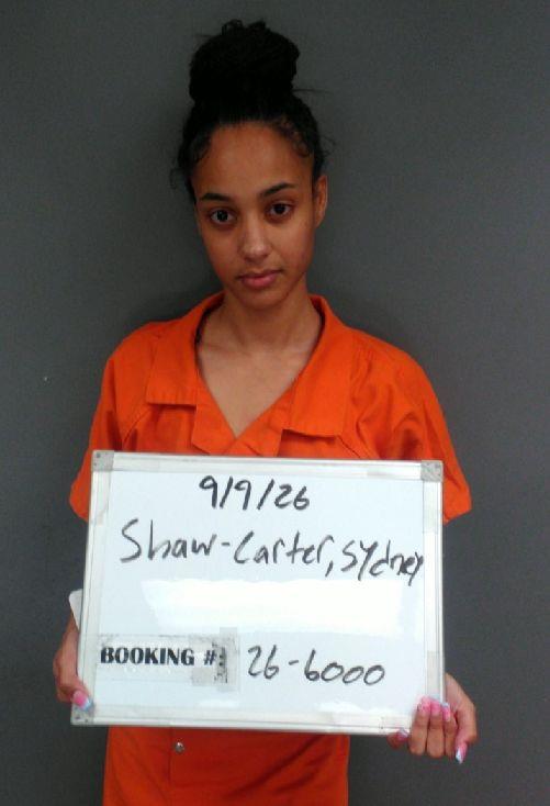 Booking photo of Sydney Shaw-carter