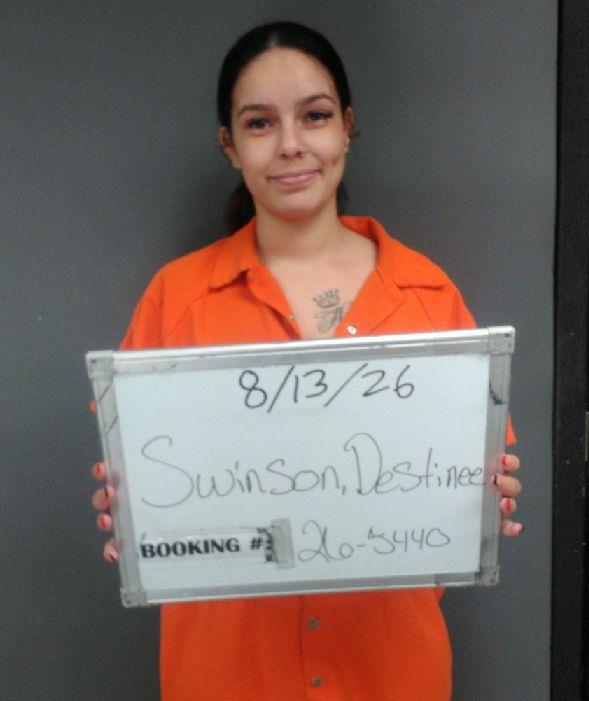 Booking photo of Destinee Swinson