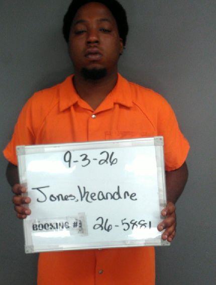 Booking photo of Keandre Jones