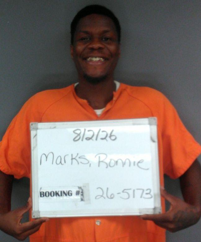 Booking photo of Ronnie Marks