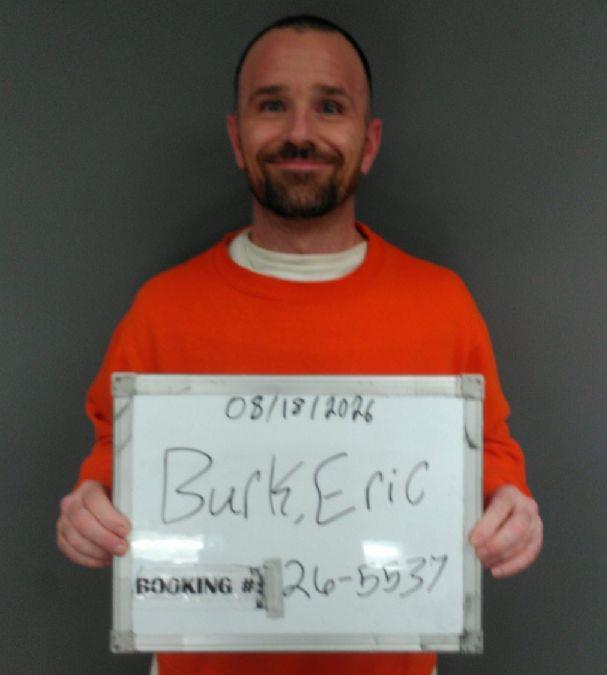 Booking photo of Eric Burk