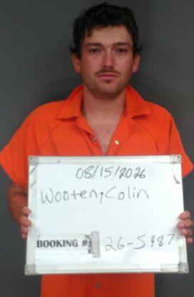 Booking photo of Colin Wooten