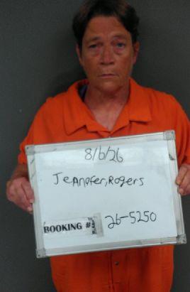 Booking photo of Jeanafer Rogers