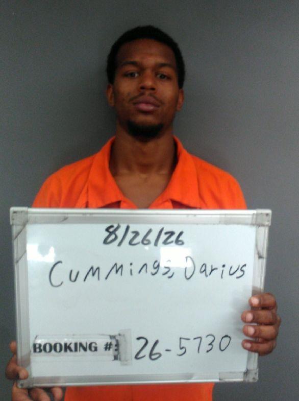 Darius Cummings booking photo