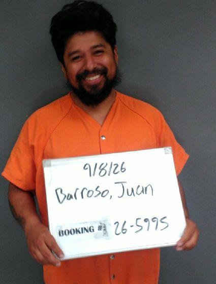 Booking photo of Juan Barroso
