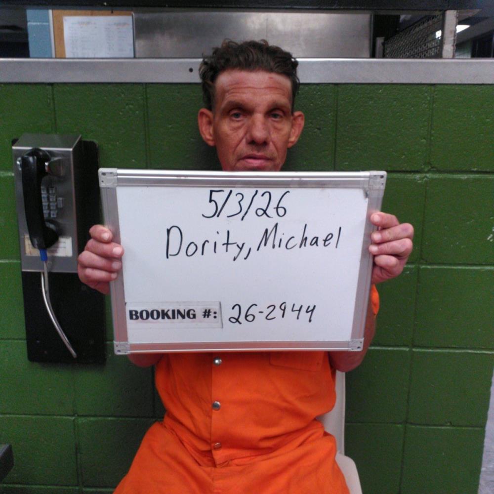 Michael Dority booking photo