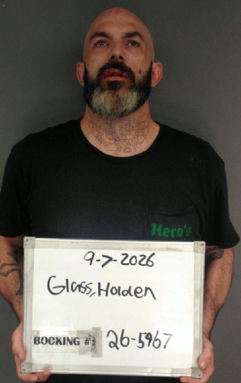 Booking photo of Holden Glass