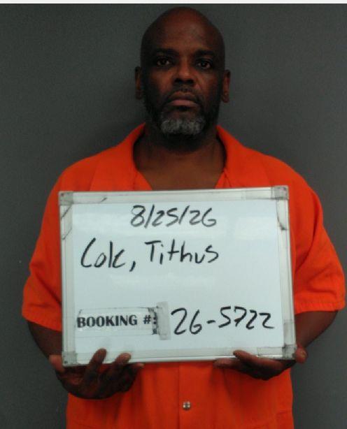 Booking photo of Tithus Cole