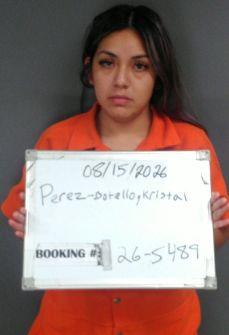 Booking photo of Kristal Perez-botello