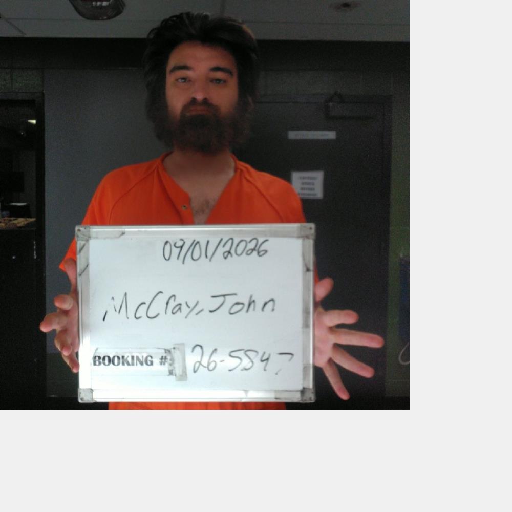 Booking photo of John Mccray