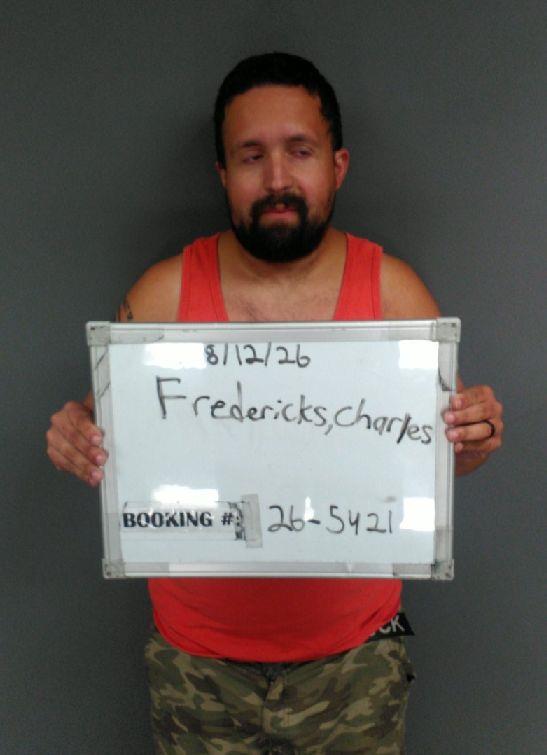 Booking photo of Charles Fredericks