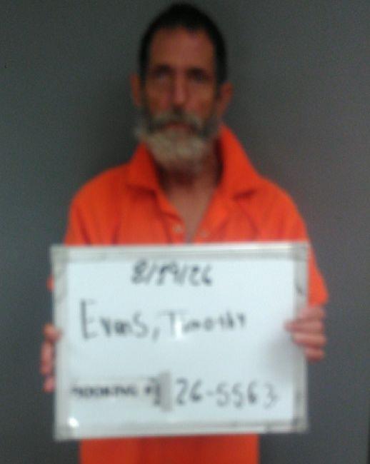 Booking photo of Timothy Evans