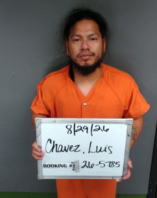 Booking photo of Luis Chavez