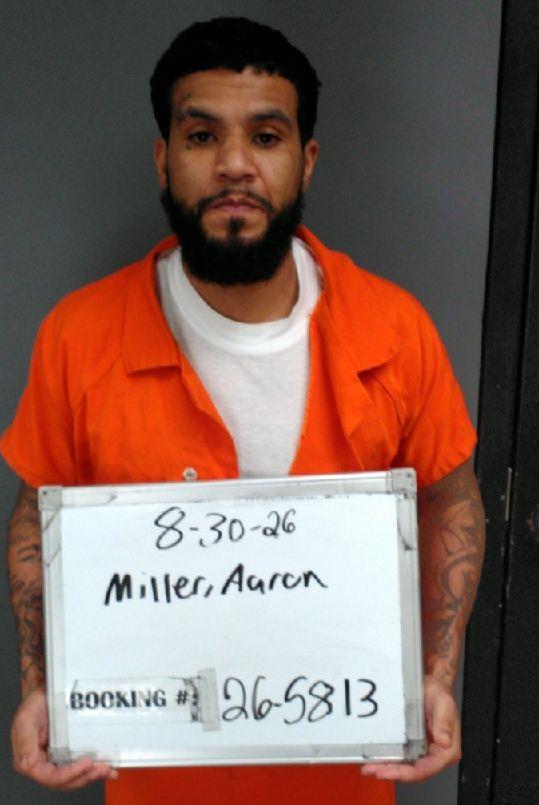 Booking photo of Aaron Miller